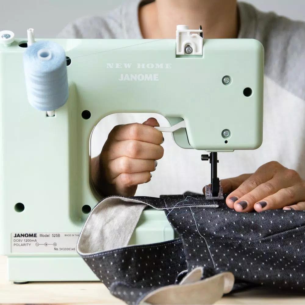 Janome Compact 10-Stitch Sewing Machine - Mystical Green