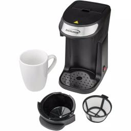 Brentwood Appliances TS-111BK Single Serve Coffee Maker with 12 oz. Porcelain Mug, Black thumbnail 6