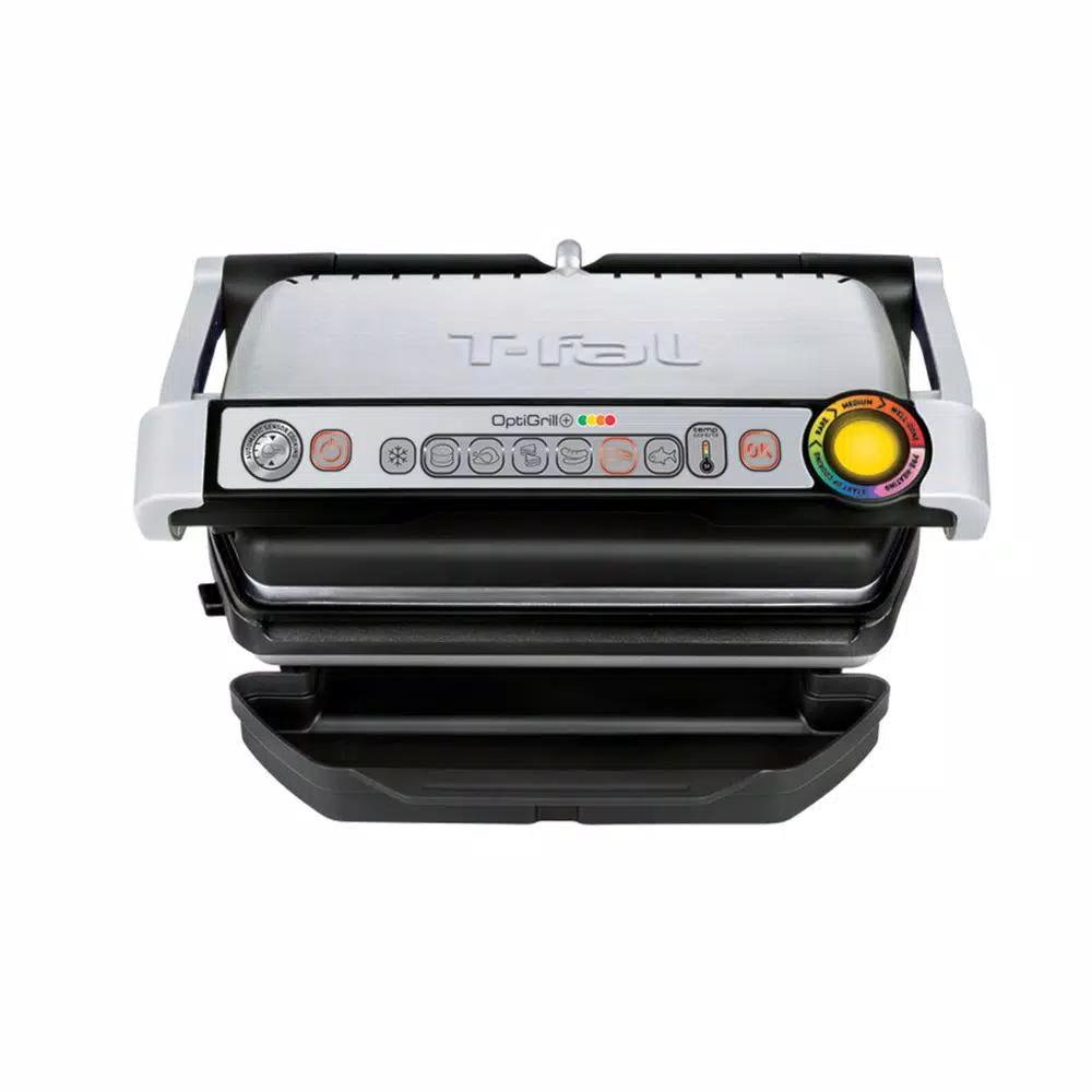 T-fal Optigrill 93 sq. in. Black Stainless Steel Non-Stick Indoor Countertop Grill