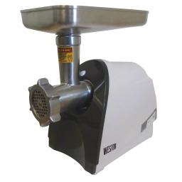Weston No. 8 575W Electric Meat Grinder and Sausage Stuffer with Stainless Steel Plates thumbnail 2