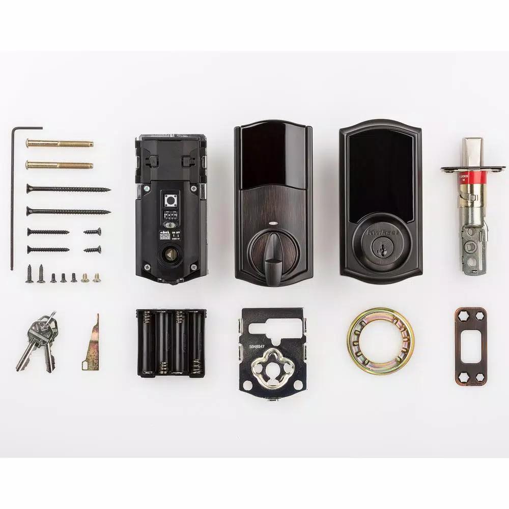 Kwikset SmartCode 916 Z-Wave Smart Deadbolt with SmartKey Security, Venetian Bronze