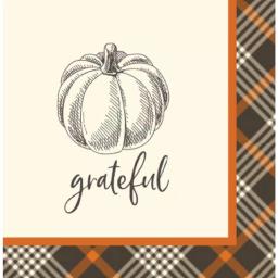 Sugar Plum Party SugarPlum Rustic Harvest Paper Lunch Napkins, 32-Piece Set thumbnail 2