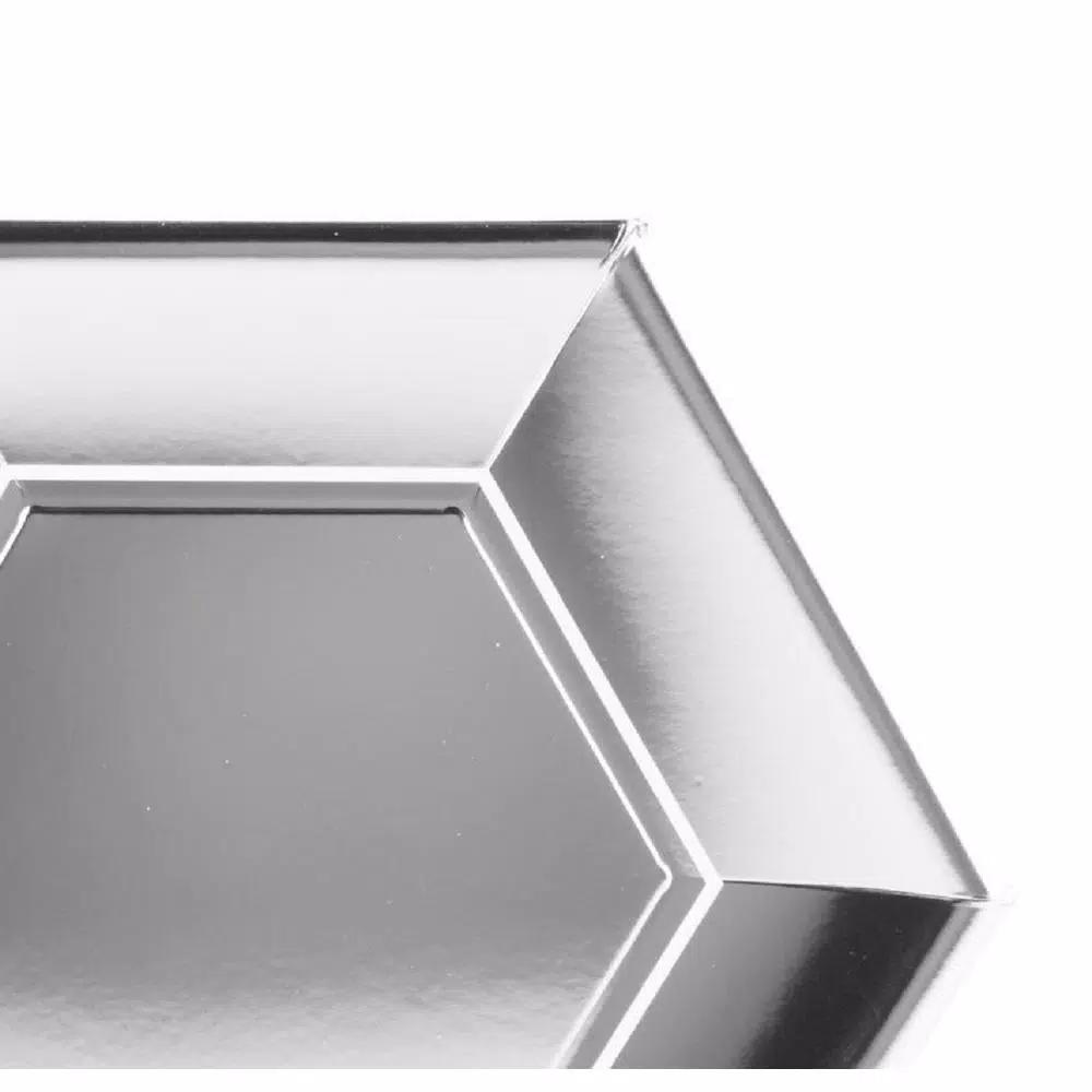 Sugar Plum Party SugarPlum Collection 16-Piece Sterling Silver Hexagon Paper Dinner Plates