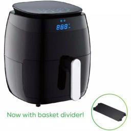 GoWISE USA 5 Qt. Air Fryer with Duo Touchscreen Display, 8 Presets, 1500W, Black thumbnail 6