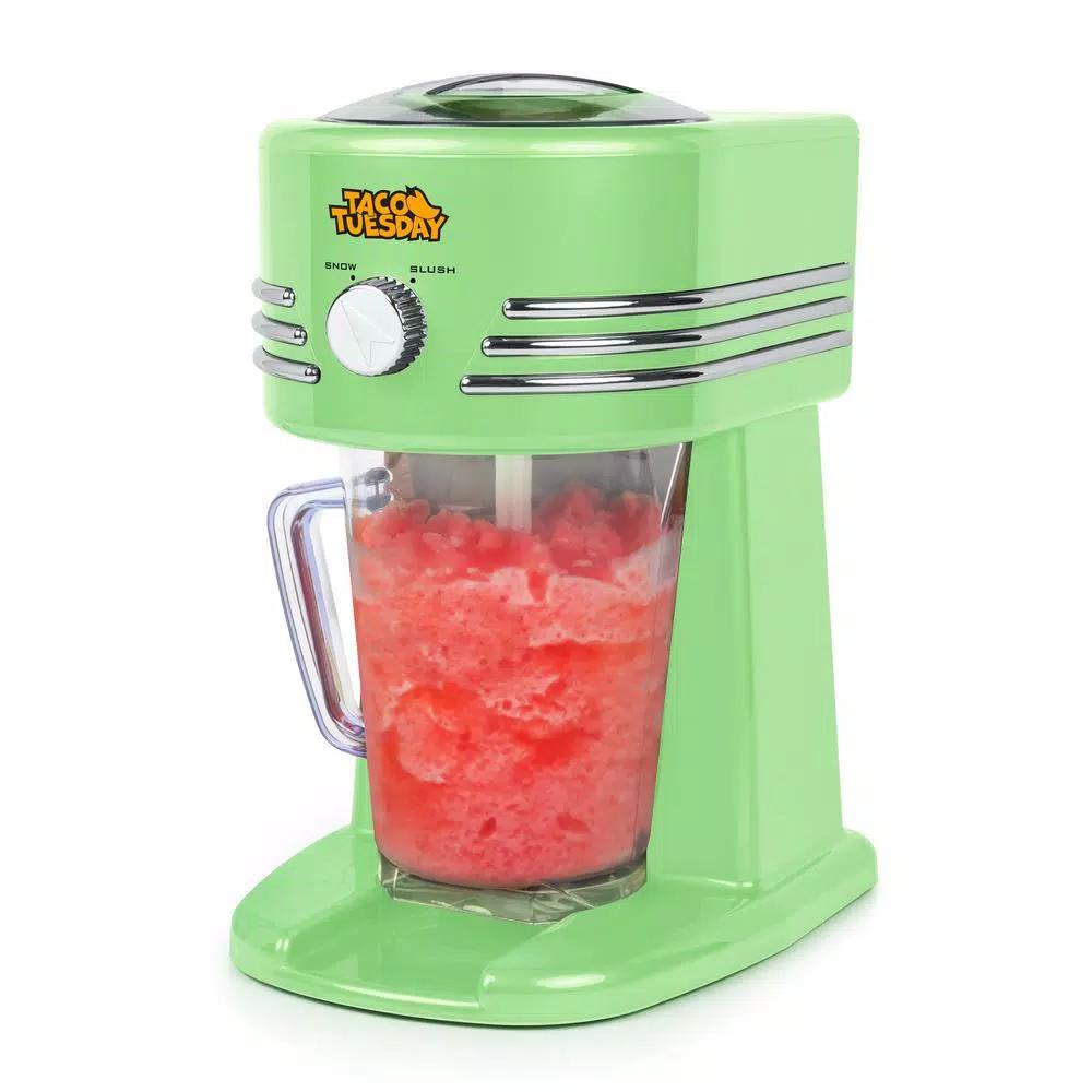 Taco Tuesday 40 oz. Frozen Beverage Station, Lime Green Ice Crusher & Slush Maker