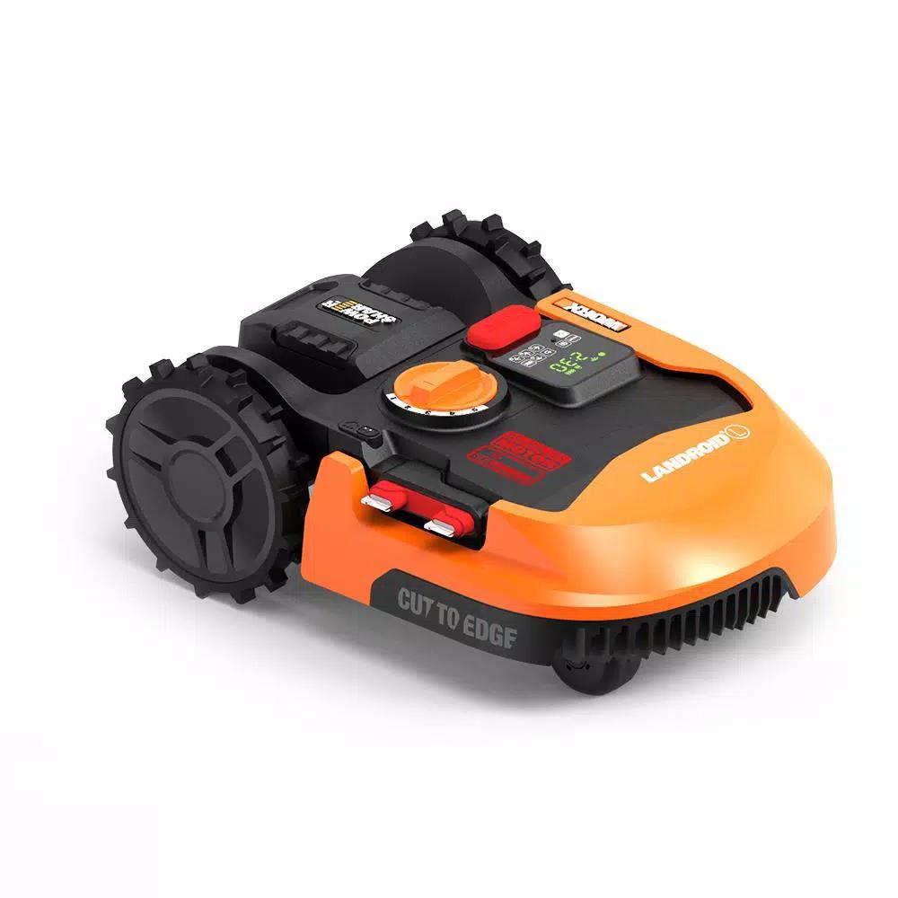 Worx Landroid M 20V Robotic Lawn Mower, 4 Ah Lithium-Ion Battery, 7 in. Cutting Width, Wi-Fi & App Control