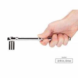 TEKTON 3-Piece Quick-Release Ratchet Set, 1/4 in., 3/8 in., 1/2 in. Drive, 90-Tooth thumbnail 6