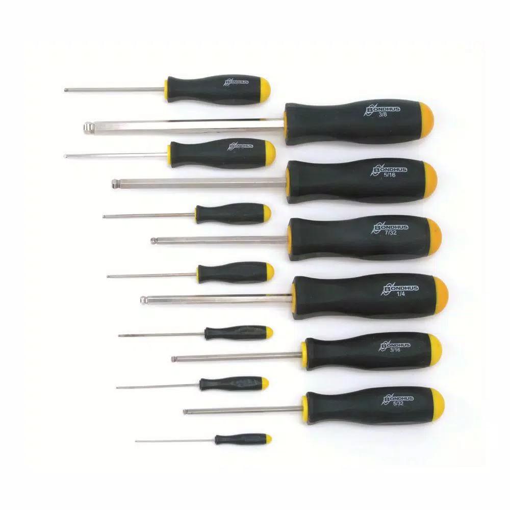 Bondhus 13-Piece Ball End Screwdriver Set with BriteGuard Finish