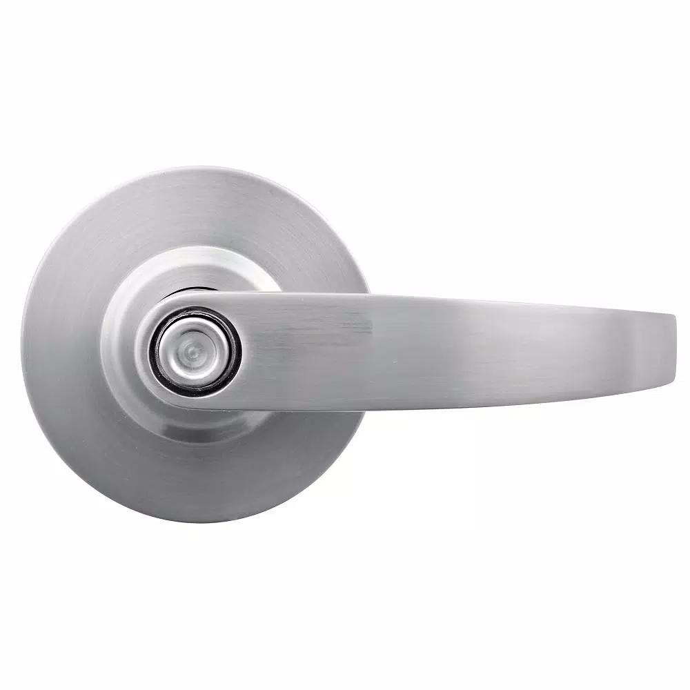 Universal Hardware Commercial Heavy Duty Vandal Resistant Privacy Lever, Satin Chrome, ANSI Grade 1