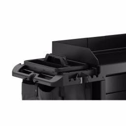 Suncast Commercial Carry Caddy for Housekeeping Carts, Black Resin Organizer thumbnail 2