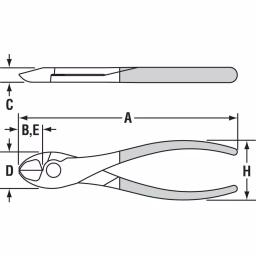 CHANNELLOCK 6 in. Xtreme Leverage Diagonal Cutting Pliers thumbnail 3