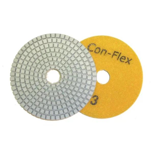Toolocity Con-Flex 4 in. 5-Step Diamond Polishing Pad - Step 3 for Concrete Countertops