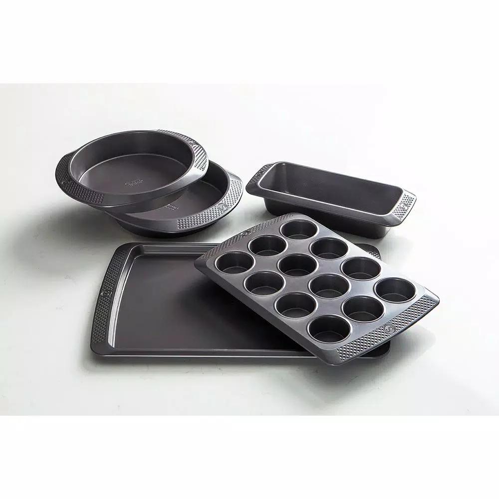 Saveur Selects Artisan 5-Piece Carbon Steel Bakeware Set, Gray