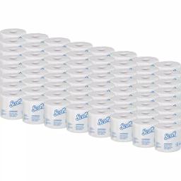 SKILCRAFT PCF 1-Ply Individual Toilet Tissue Rolls, 1000 Sheets per Roll, 96 Rolls per Carton thumbnail 1