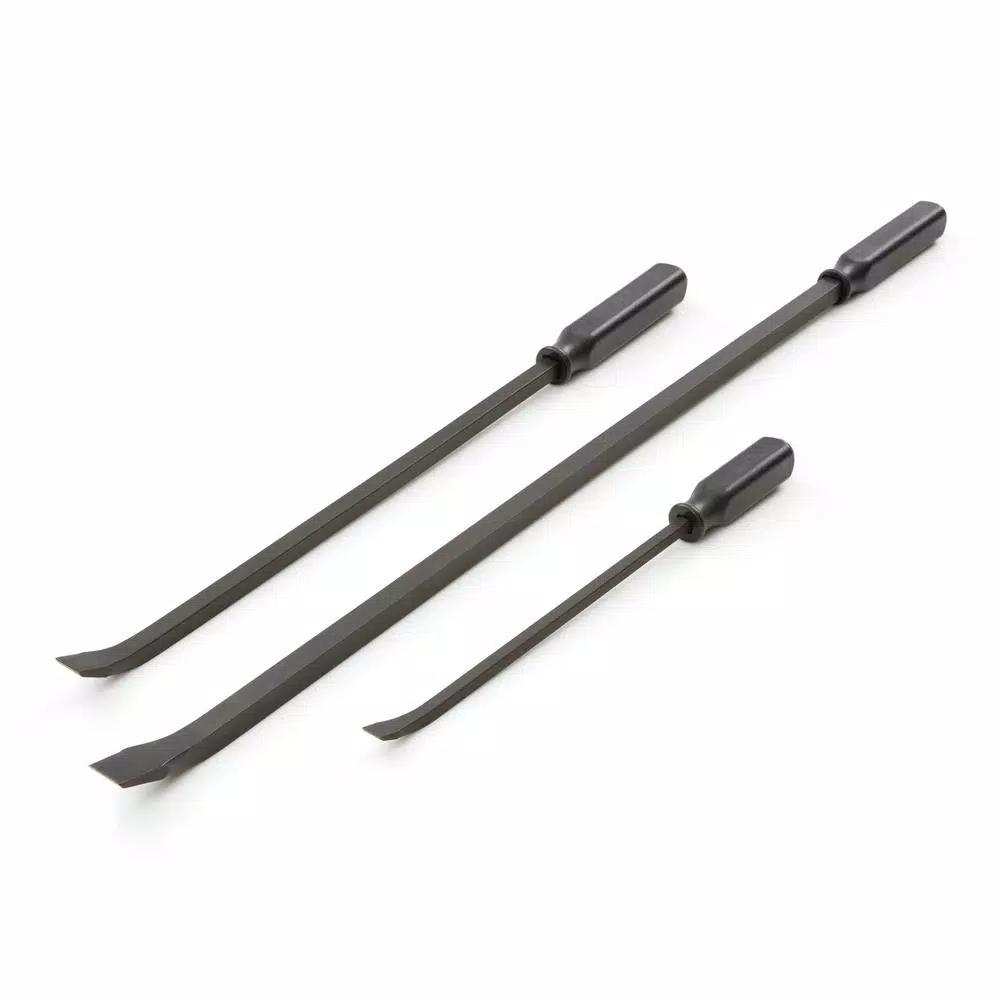 TEKTON 3-Piece Angled Tip Handled Pry Bar Set (17 in., 25 in., and 36 in.)