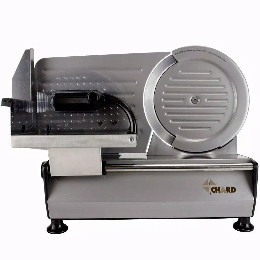 Chard 8.6-inch Stainless Steel Electric Food Slicer, 150W