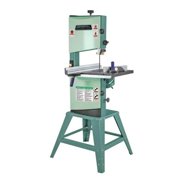 General International 12 in. Woodcutting Band Saw with Cast-Iron Table and Steel Stand