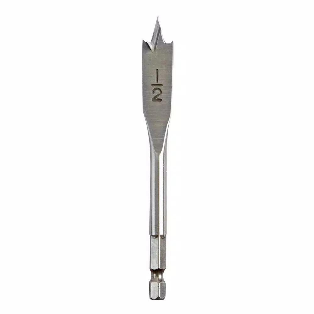 Milwaukee 3-Piece Stubby High Speed Steel Spade Bit Set