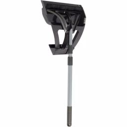 WISP 3-Piece Broom and Dustpan Set with Telescoping Handle and Bristle Seal Technology - Gray thumbnail 5
