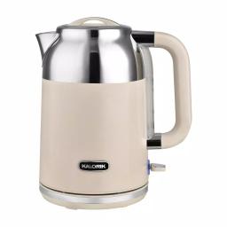 Kalorik 1.7L Retro Electric Kettle, 7-Cup Mid-Century Design, Cream thumbnail 2