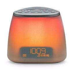 iHome Zenergy Dream Mini iZBT7W Bluetooth Sleep Therapy Machine with Sound and Light Therapy, White thumbnail 1