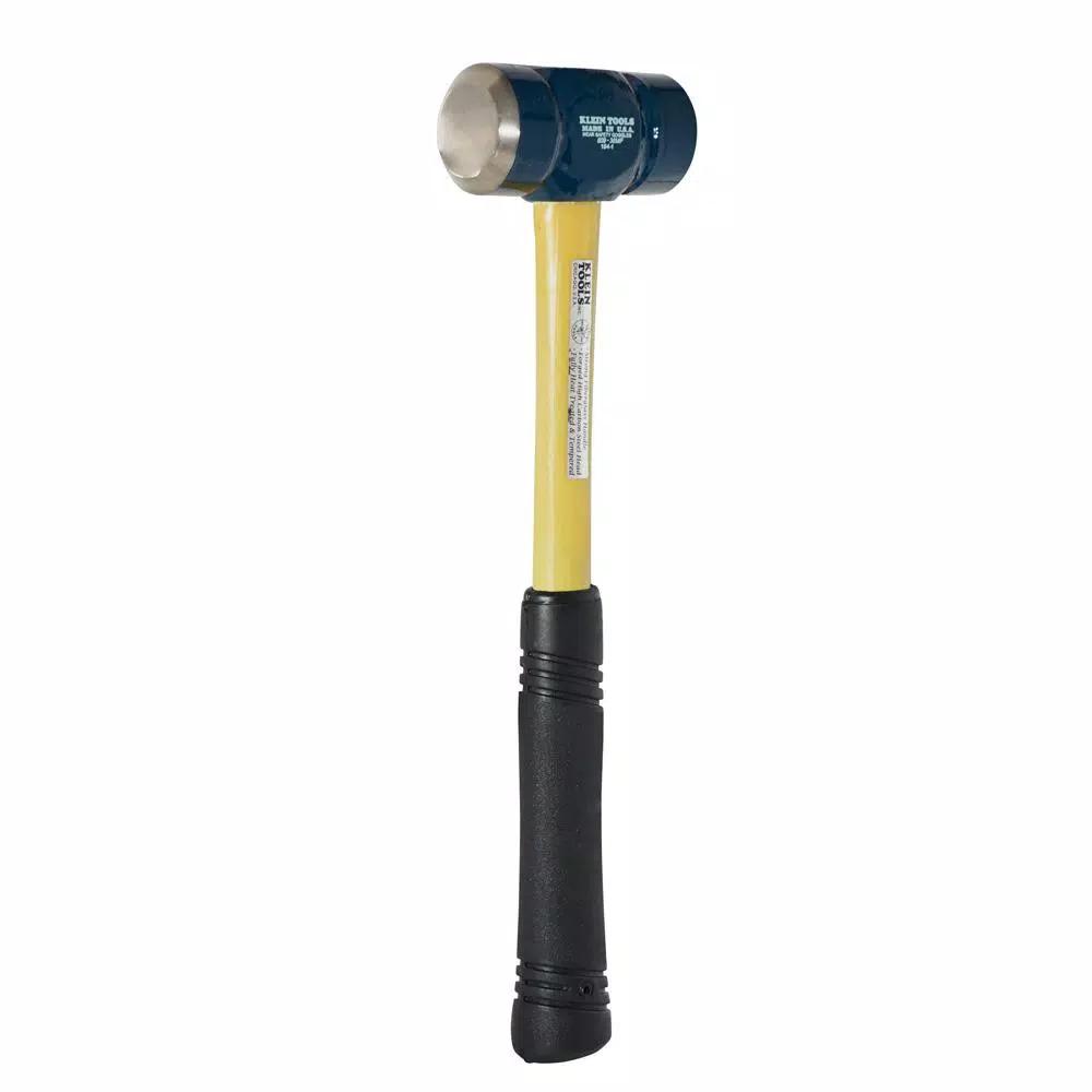 Klein Tools 32 oz. Lineman's Milled-Face Hammer with Fiberglass Handle