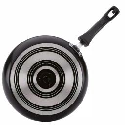 Farberware Neat Nest 1-Quart Aluminum Nonstick Saucepan with Glass Lid, Black thumbnail 3