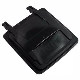 Toter Replacement Lid Kit for 32 Gallon Two Wheel Trash Can, Black thumbnail 1
