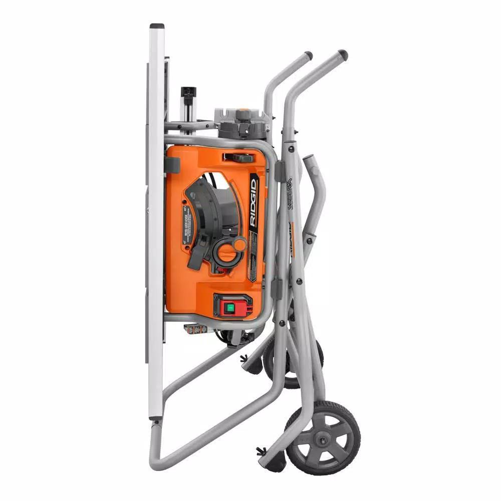 RIDGID 10 in. Pro Jobsite Table Saw with Stand and 16-Gauge 2-1/2 in. Straight Finish Nailer Combo Kit
