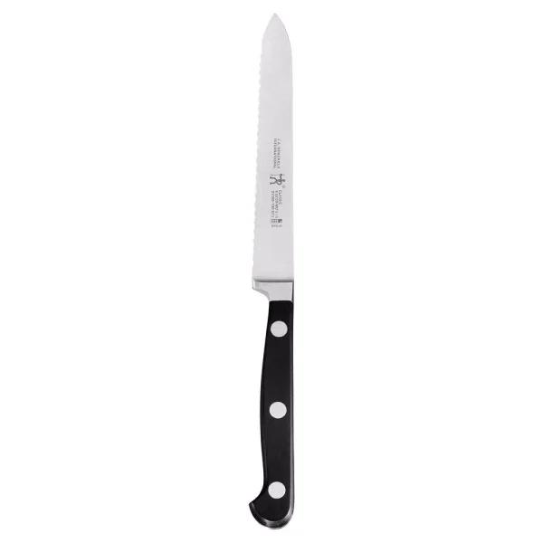 Henckels International Classic 5 in. Serrated Utility Knife, German Stainless Steel
