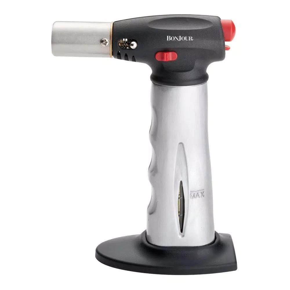 BonJour Chef's Torch Kitchen Culinary Blowtorch for Creme Brulee and Meringue