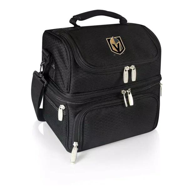 Picnic Time Pranzo Vegas Golden Knights Black Insulated Lunch Bag and Picnic Tote