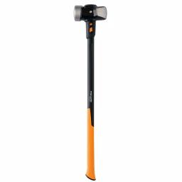 Fiskars IsoCore 10 lb. Forged Steel Sledge Hammer with 36 in. Fiberglass Core Handle thumbnail 1