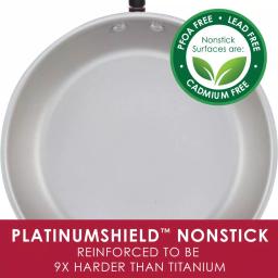 Rachael Ray Create Delicious 14.25-Inch Aluminum Nonstick Wok, Red Shimmer thumbnail 5