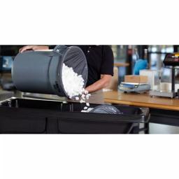 Rubbermaid Commercial Products 20 Gallon Gray Plastic Round Brute Trash Can, Heavy Duty Commercial Waste Container thumbnail 3