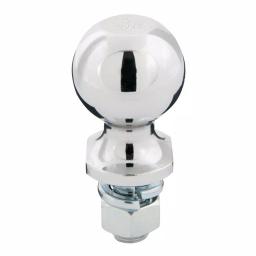 TowSmart 2 in. Chrome Hitch Ball with Wrench Flats thumbnail 1