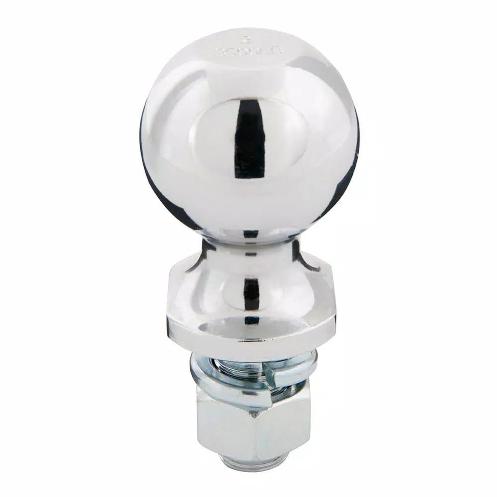 TowSmart 2 in. Chrome Hitch Ball with Wrench Flats