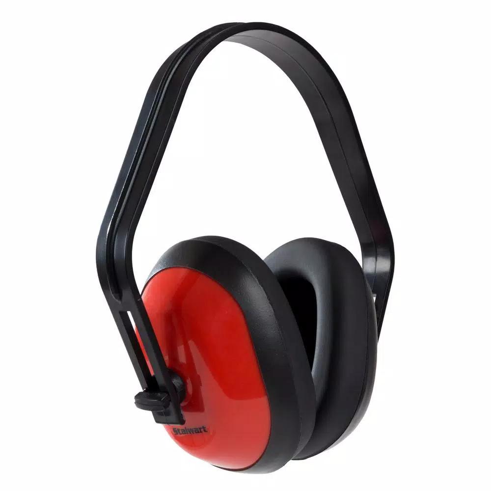 Stalwart Adjustable Safety Ear Muffs - 26 dB Noise Reduction Hearing Protection