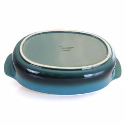 Gibson Oval Stoneware Bake Pan, 2.5 Qt. Capacity, Black thumbnail 2