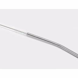 ExcelSteel 14-Piece Stainless Steel Reusable Straw Set with Cleaning Brushes thumbnail 3