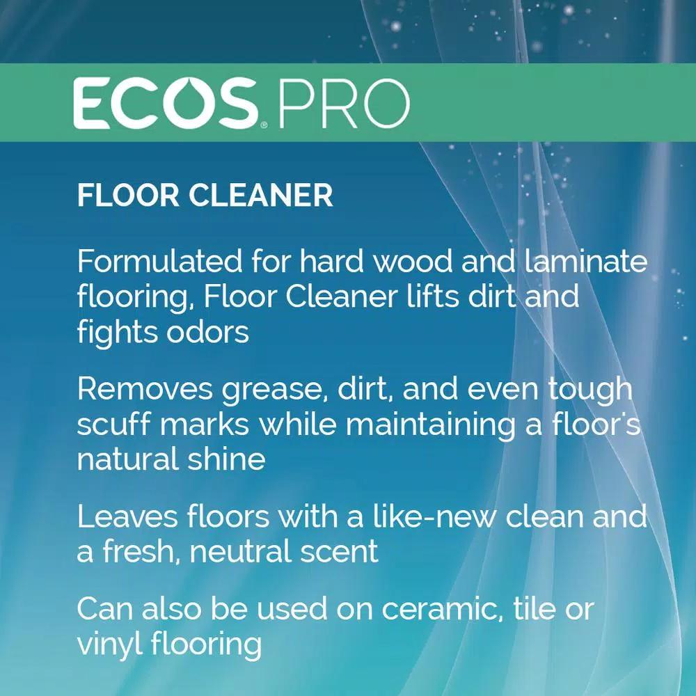 ECOS Pro Floor Cleaner, 128 oz. Ready-to-Use Liquid for Hardwood, Laminate, Tile, and Vinyl