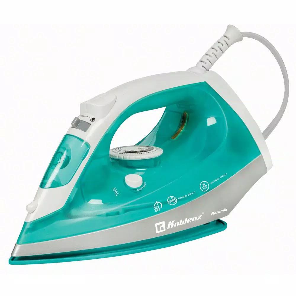 Koblenz Kitchen Magic Collection PKK-380 SA Secure Keramik Steam Iron, Green