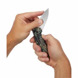 Milwaukee FASTBACK Camo Stainless Steel Folding Knife with 2.95 in. Drop Point Blade thumbnail 6