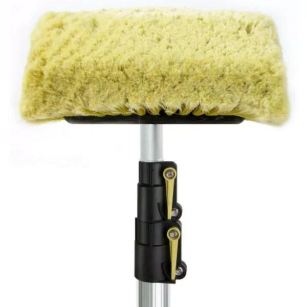 DocaPole 12 ft. Telescopic Car Wash Brush Kit with Ultra Soft Bristles and Extension Pole
