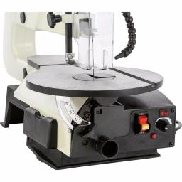 Shop Fox 16 in. Variable Speed Scroll Saw with Foot Switch, LED Light, and Rotary Shaft Attachment thumbnail 3
