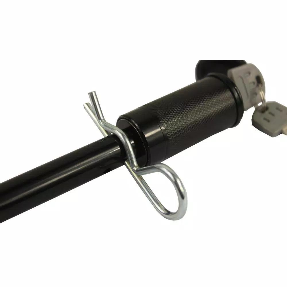 MaxxHaul Hitch Pin Lock Set - 5/8 in. & 1/2 in. Diameter Anti-Rattle Trailer Pins for Class I-V Hitches
