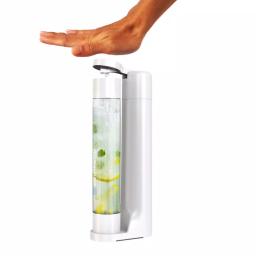 Drinkpod FIZZPod One Touch Sparkling Soda Maker Machine with 3 PET Bottles, White thumbnail 2