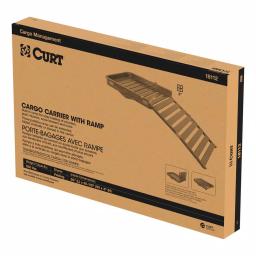 CURT Aluminum Hitch Cargo Carrier with Folding Ramp, 500 lb. Capacity, 2 in. Receiver thumbnail 12