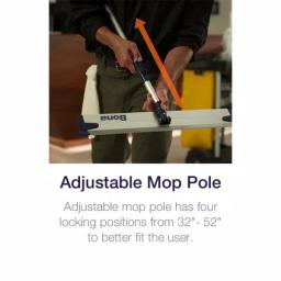 Bona Commercial System Multi-Surface Floor Care Kit with 24 in. Aluminum Flat Mop thumbnail 8