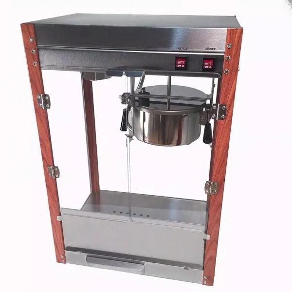 Paragon 1971 Pastime Pop 8 oz. Commercial Popcorn Machine with Faux Wood Corner Posts